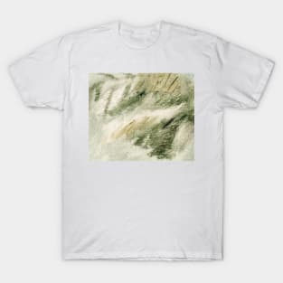 Green Abstract Painting T-Shirt